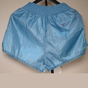 Prada Mini short Light Blue | Prada Re-Nylon Mini Shorts | IT 38| Us Small